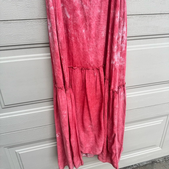 Elan Anthropologie  Pink and White Maxi Dress - Picture 7 of 8